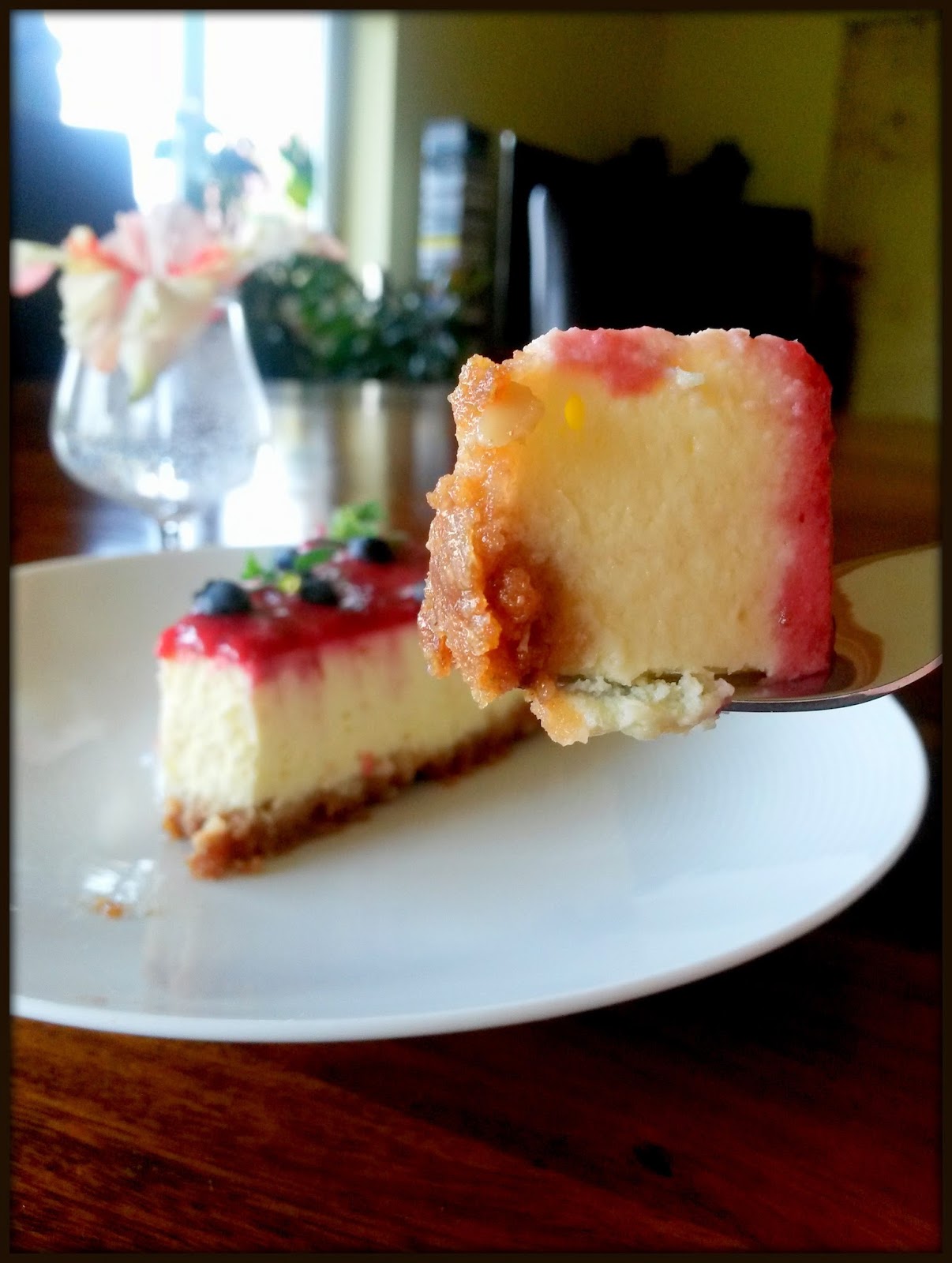 sweet melange Bezinkový cheesecake z kozího tvarohu