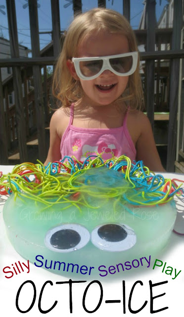 Silly Summer Fun with OCTO-ICE- a creative way to stay cool while playing in the sun!