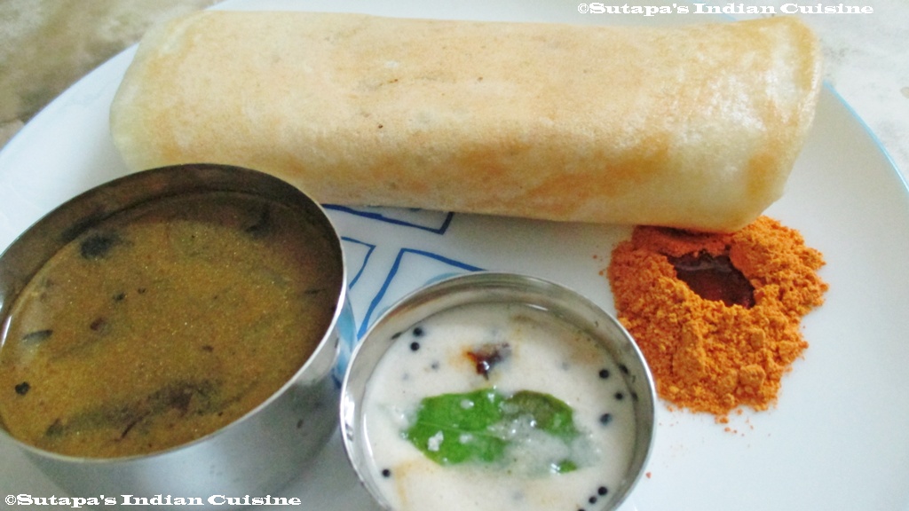 Butter Onion Masala Dosa