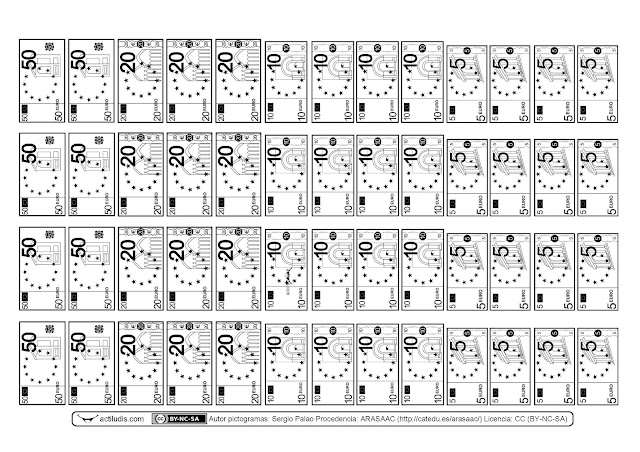 Dibujos De Billetes Para Colorear Imagui