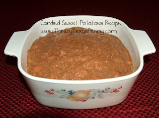 candied sweet potatoes recipe