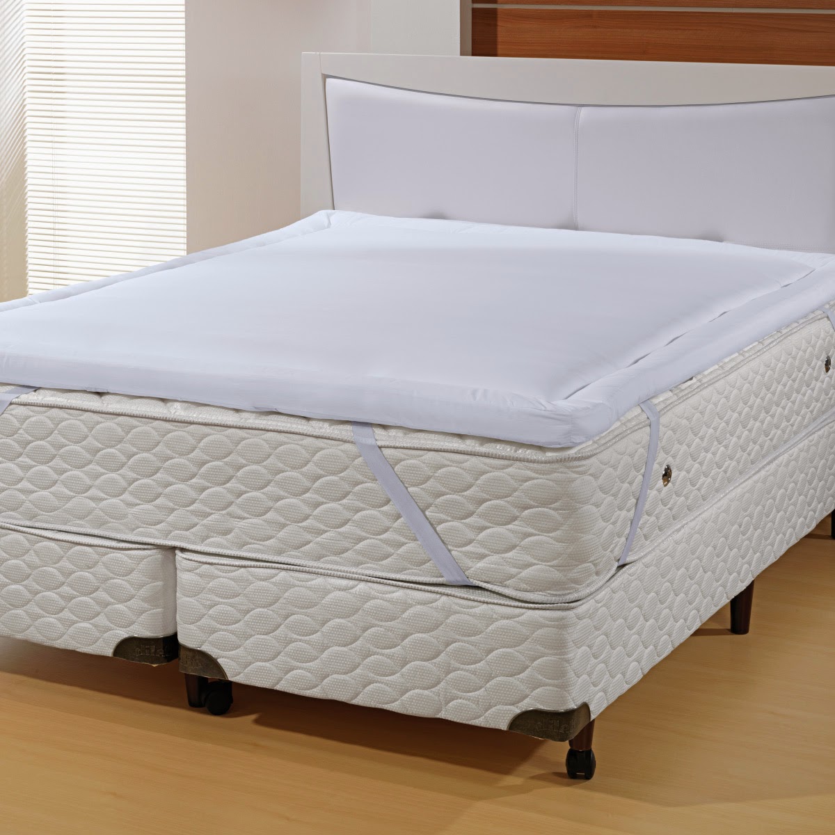 Pillow Top Casal Fibras Lit Blanc Altenburg Percal 200 Fios R 359,00