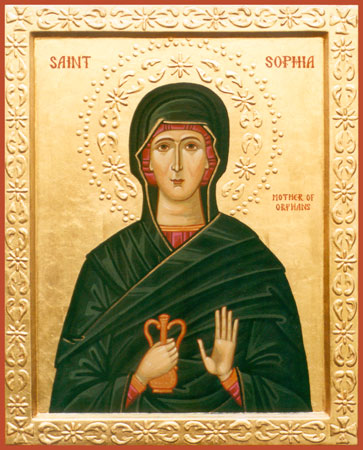 sophia saint orphans mother ainos st assistant those need feast sanidopoulos john