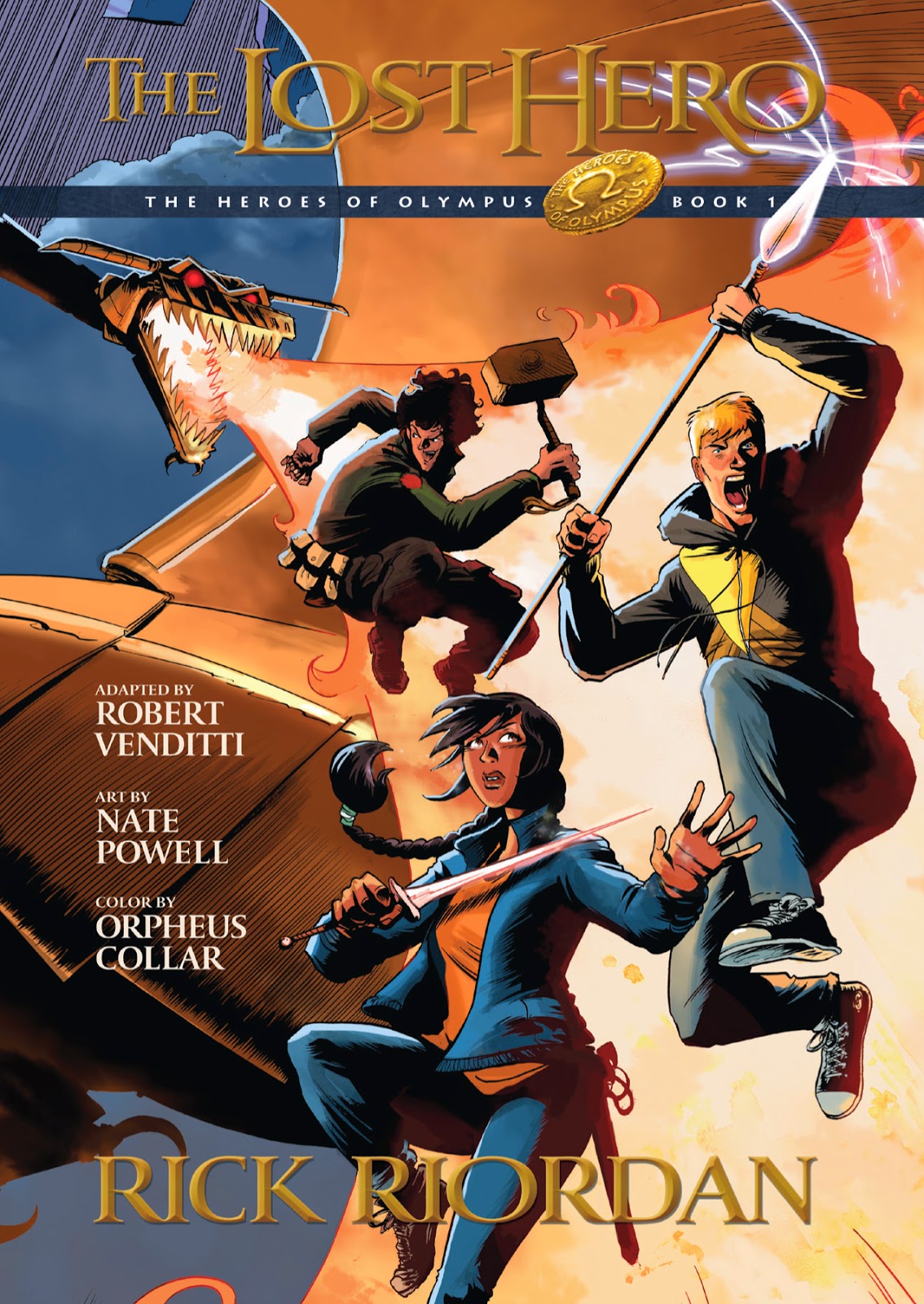 seemybrotherdance cover reveal for Rick Riordan's THE LOST HERO!