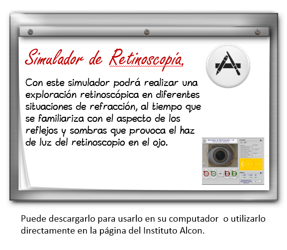 Cuadernos de Optometría Simulador de Retinoscopía