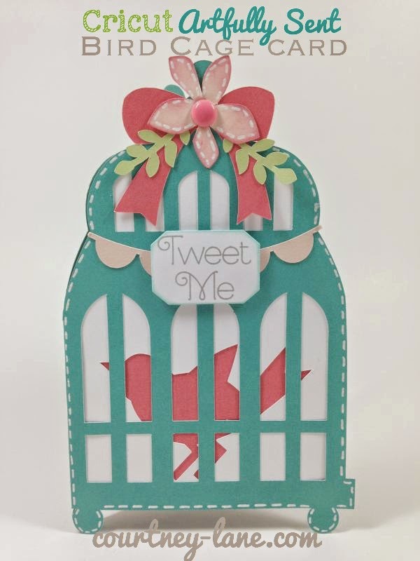 Close To My Heart Artfully Sent Bird Cage card