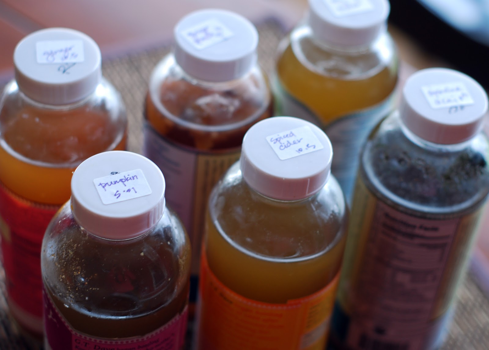 Return to the Garden FALL KOMBUCHA FLAVORS