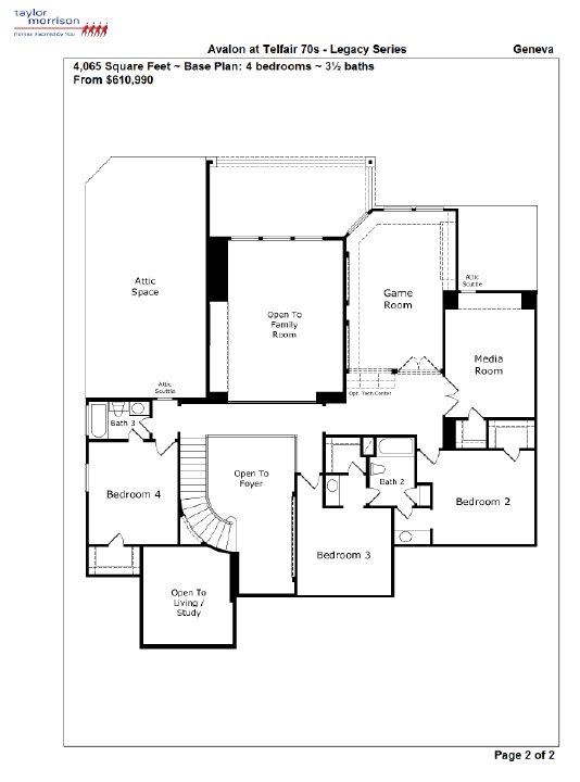 Avalon at Telfair Telfair Floor Plans
