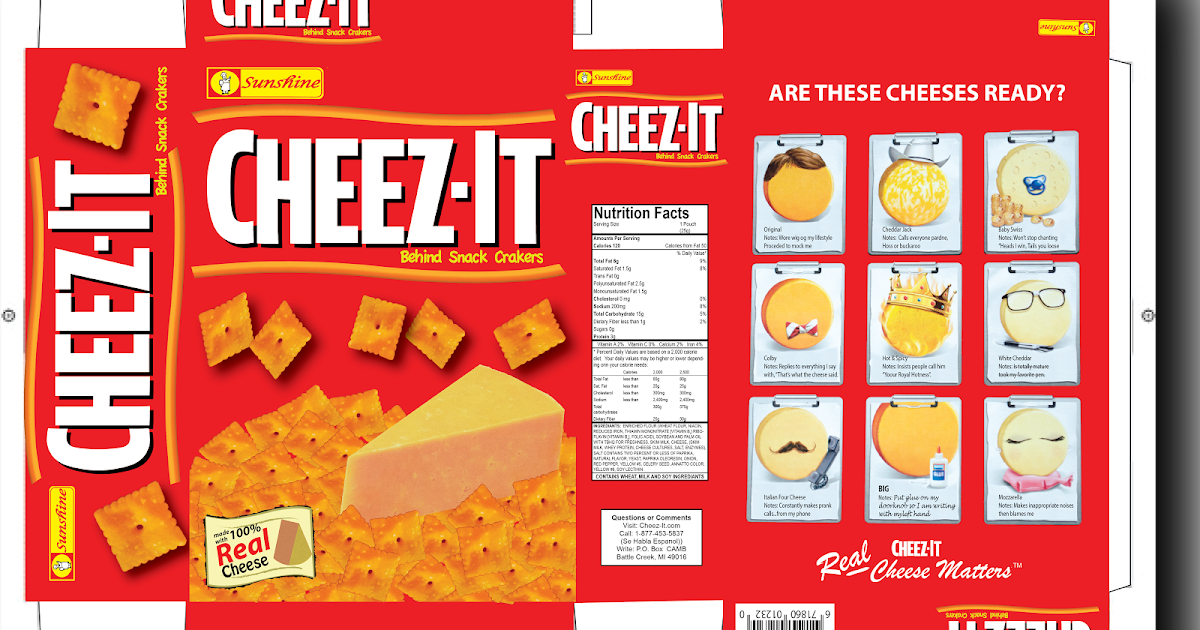 Iconic Definitions CheezIt Box Recreation