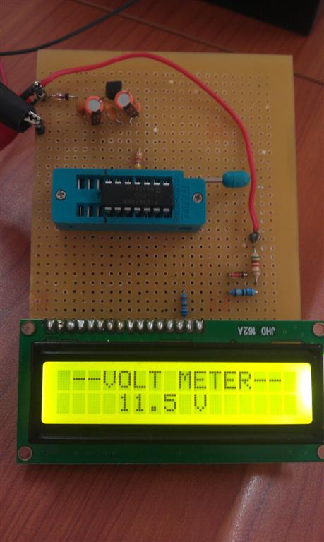 ham radio mipl pic16f688 digital voltmeter ham radio mipl pic16f688 digital voltmeter