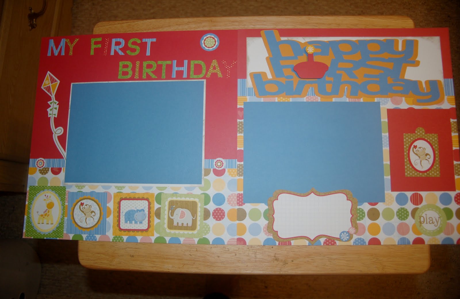 MY SPOT Baby Boy Scrapbook Album