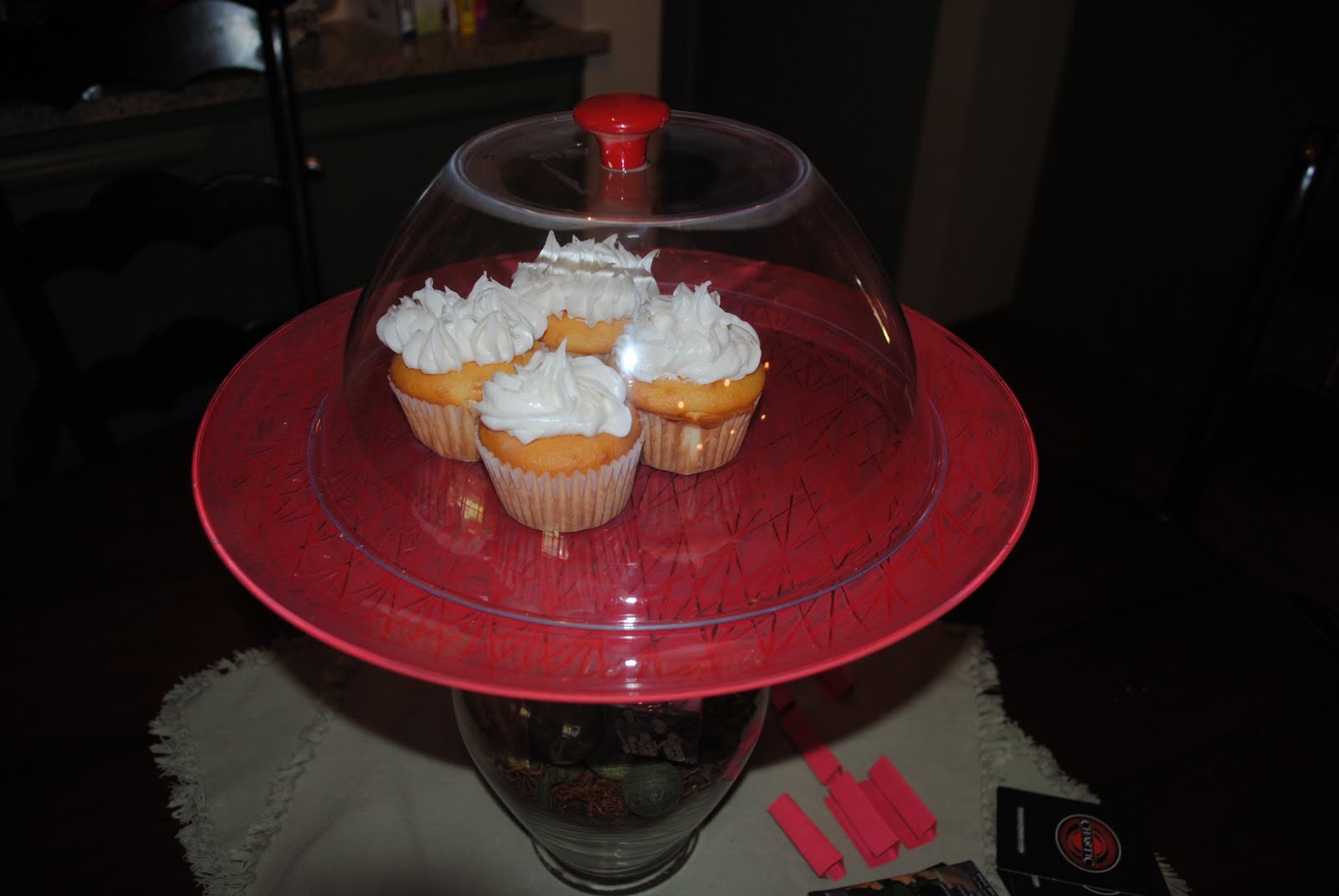 Get Outta My Head Please Cake/Cupcake Stand with Lid (Supplies From
