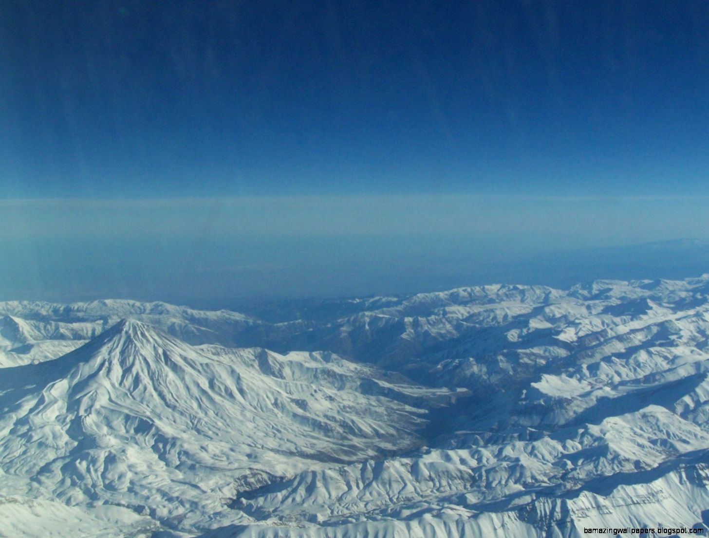 Airplane Window View Mountains Airplane Window View Mountains