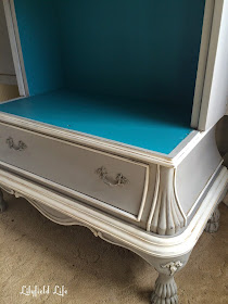 painted Tv cabinet French provincial style by Lilyfield Life