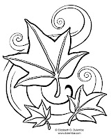 Free Autumn Coloring Pages | Autumn Weddings Pics