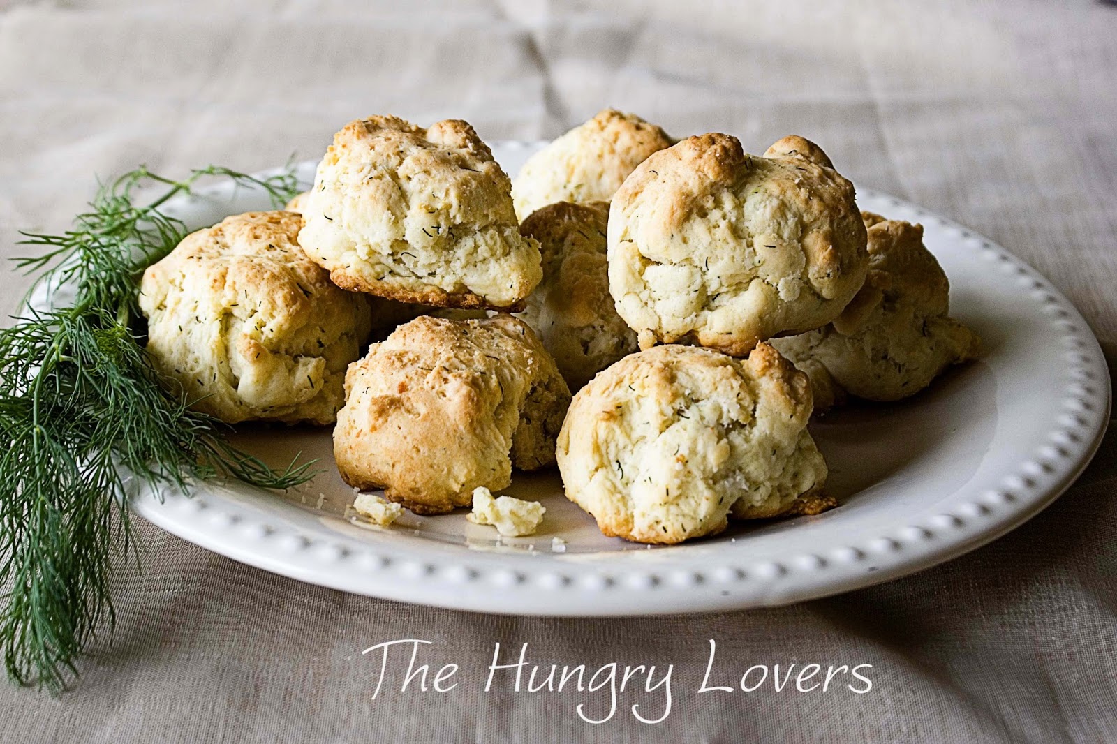 The Hungry Lovers CheddarDill Biscuits