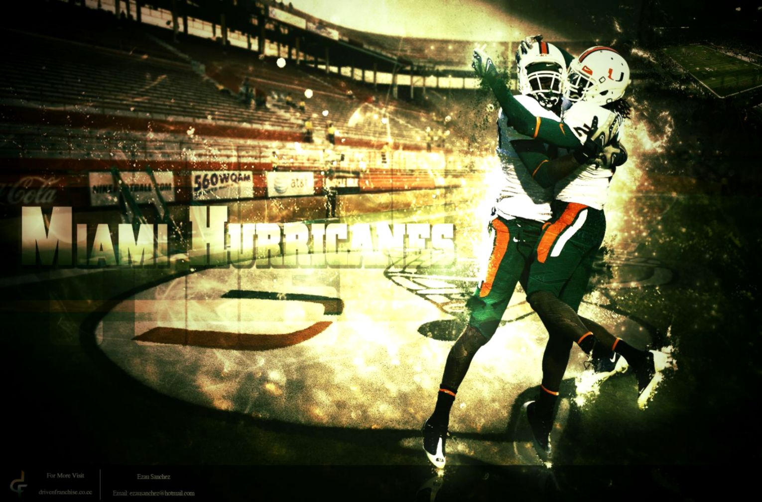 Top University Of Miami Football Wallpapers Top University Of Miami Football Wallpapers