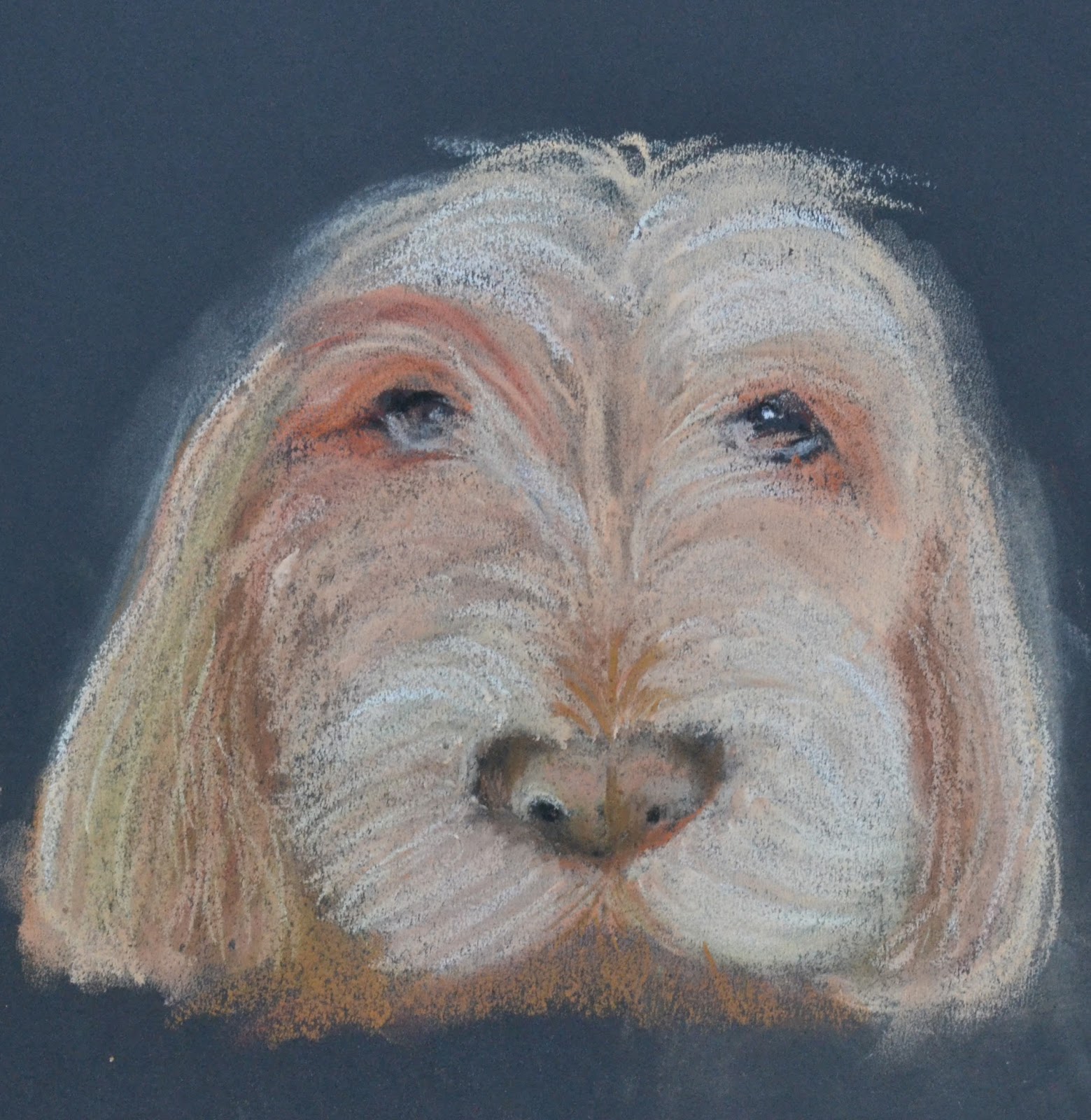 AnnmariesART ‘3xWeekly’ A Pastel Dog Image from PMP