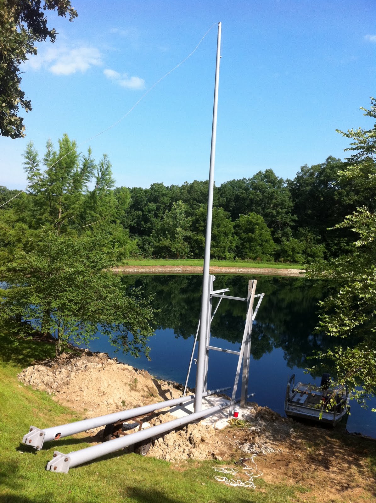 Nate's Fishing Blog: Perfect Pond Rope Swing