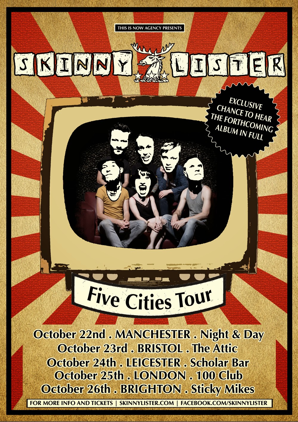 Skinny Lister sign to Xtra Mile and announce tour dates MusicMafia