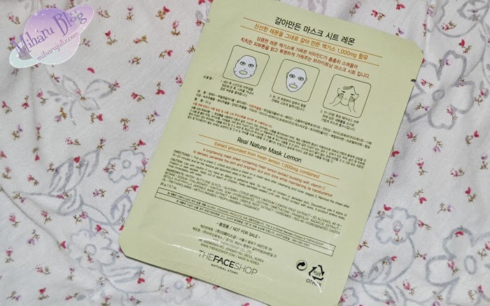 Download Review The Face Shop Real Nature Mask Lemon Indonesia Beauty And Travel Blogger Miharu Julie Indonesian Beauty And Travel Blog PSD Mockup Templates