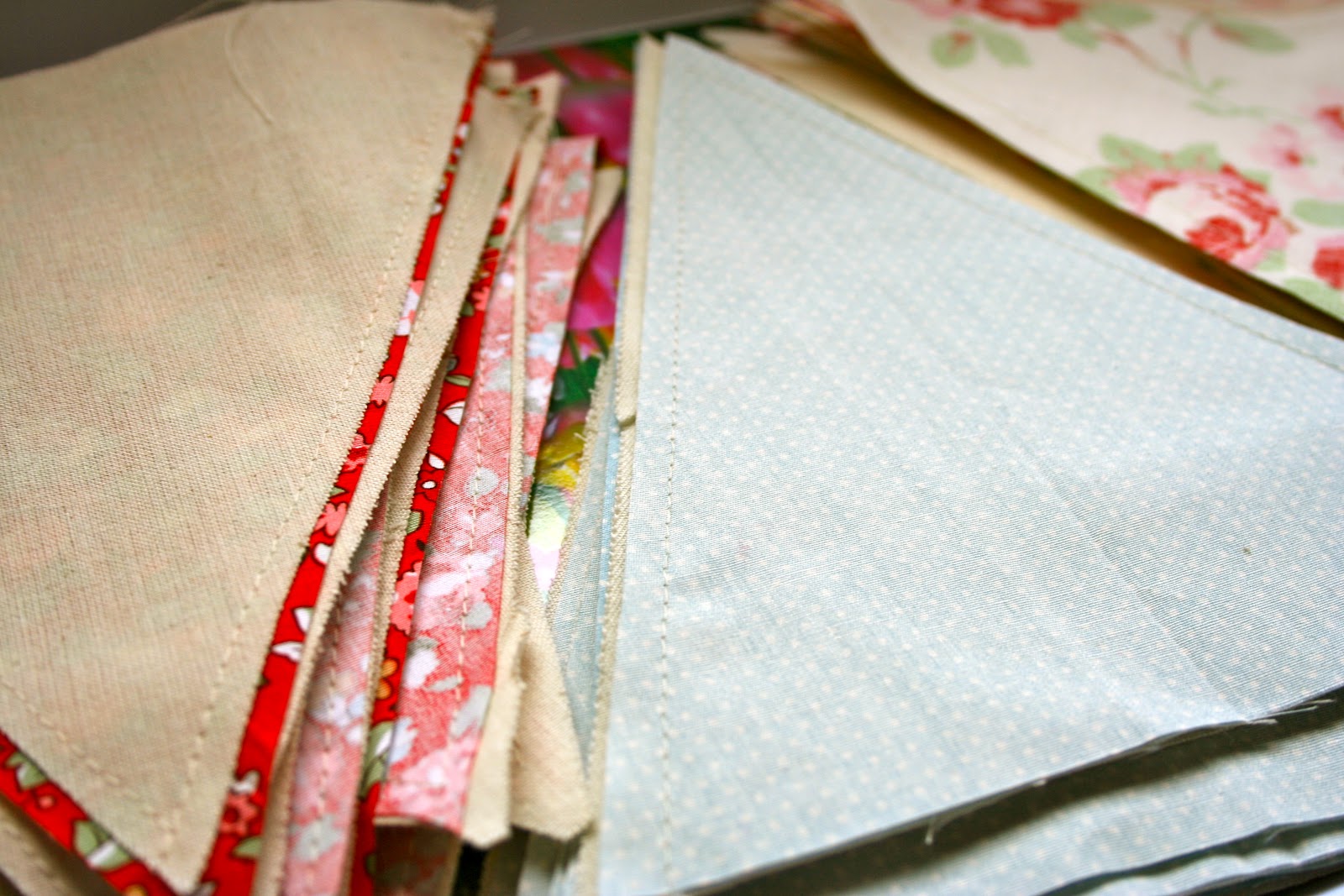 evajeanie and the sewing machiney Handmade Floral Union Jack Bunting