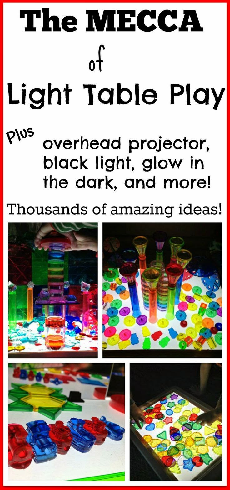 Epic Childhood Reggio, Light Table Play, and Light Play The Ultimate