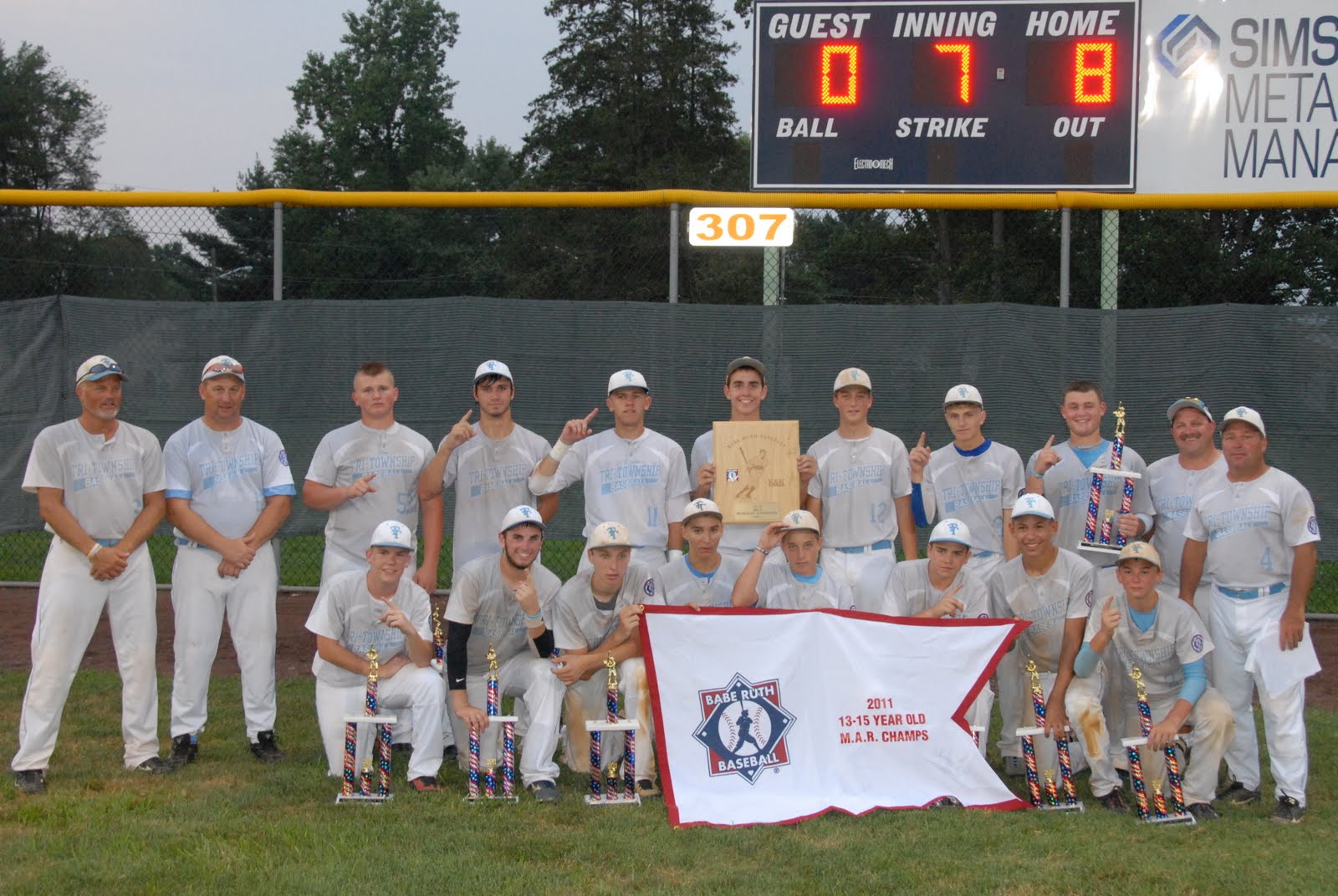 The Reporter Blogs Kid Sports TriTownship 15U wins Babe Ruth Middle