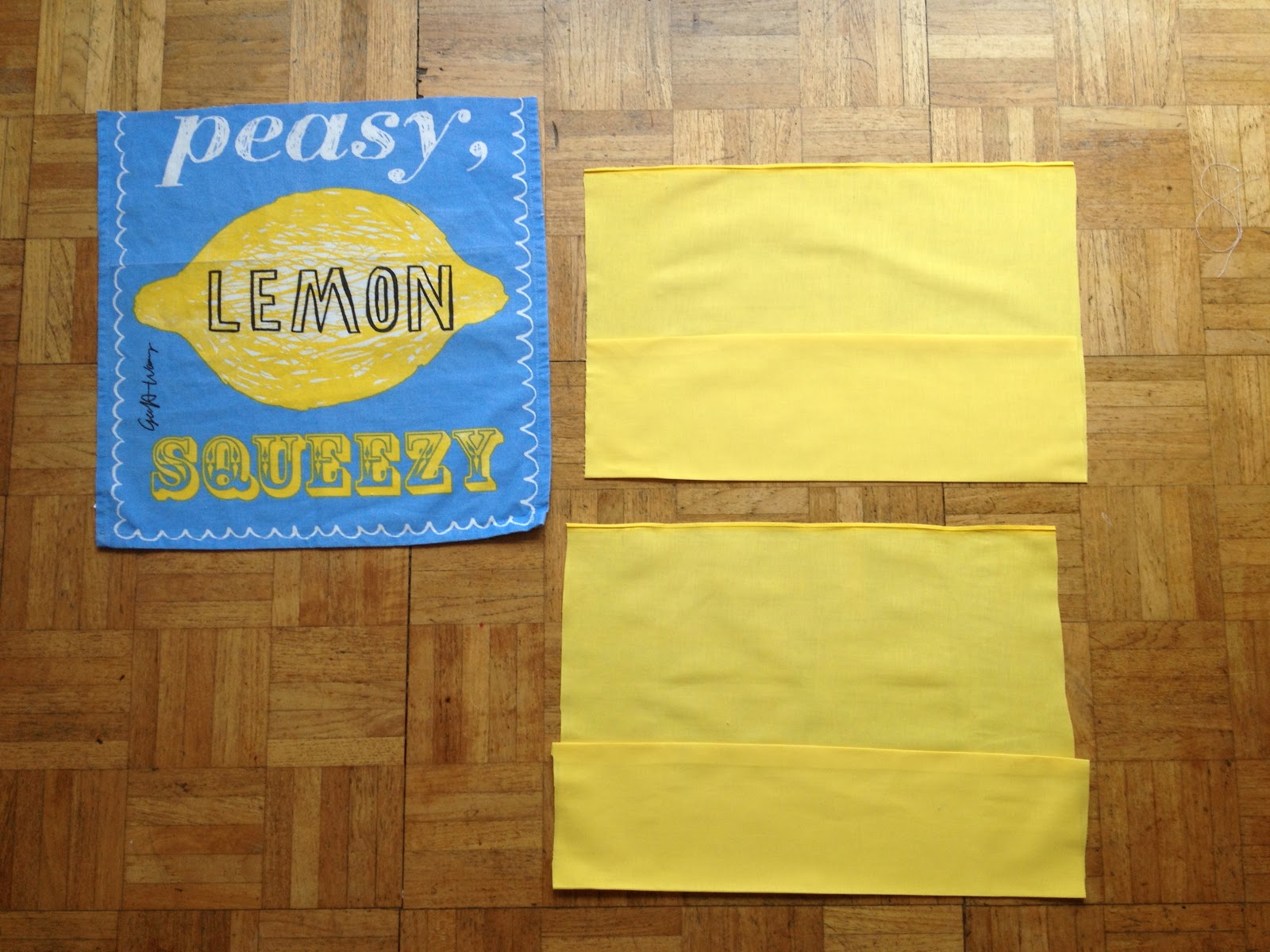 Tea Towel Cushion Cover Tea and Crafting