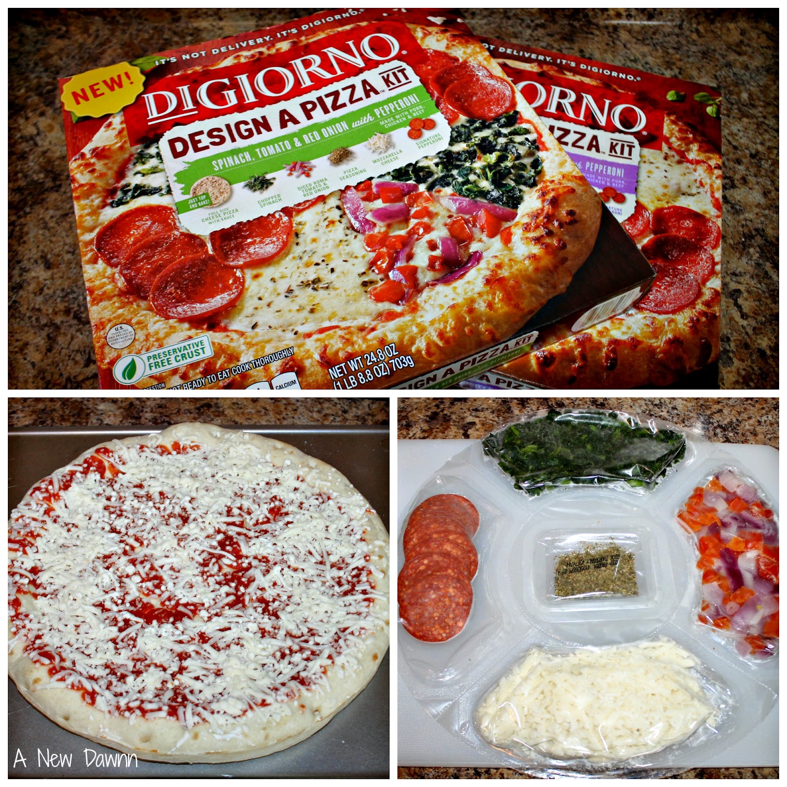 DIGIORNO® DesignAPizza Kits Make Family Time Fun! A New Dawnn