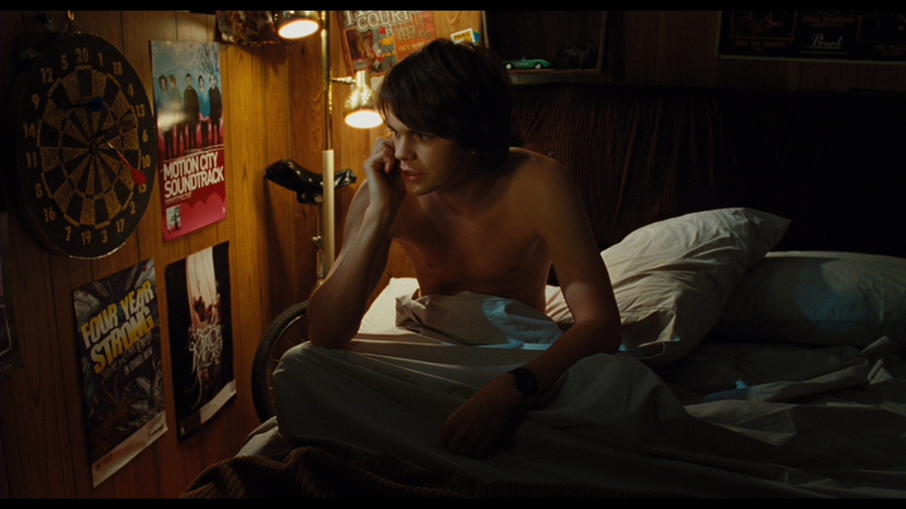 Johnny Simmons - Shirtless & Barefoot in "Jennifer's Body.
