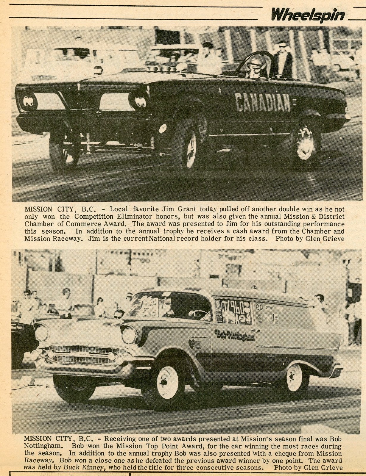 racin' thru the raindrops some Wheelspin clippings