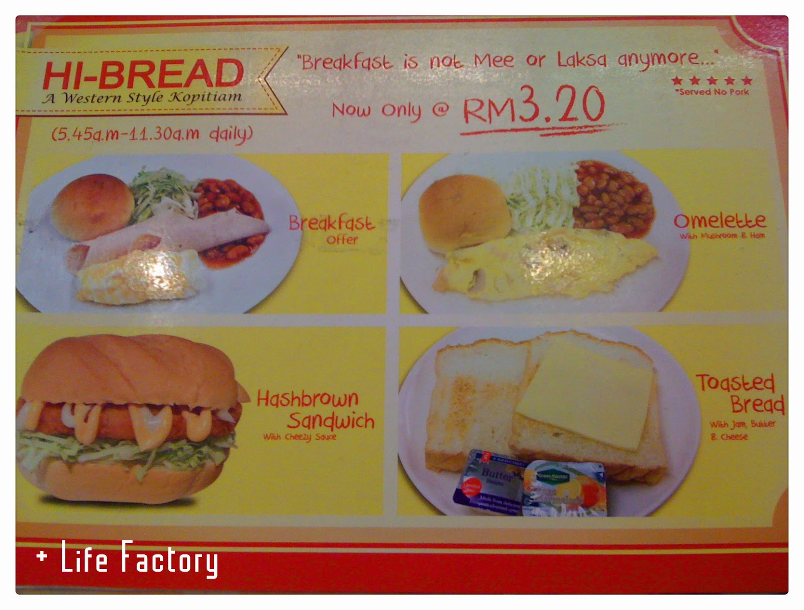 Positive Life Factory [Food] HiBread, Kuching Sarawak