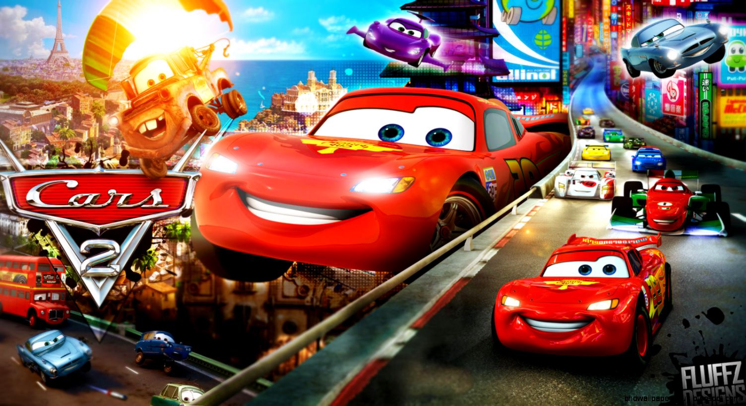 Image Disney s cars 2 wallpaper by fluffydesignshd d67prz2 Image Disney s cars 2 wallpaper by fluffydesignshd d67prz2