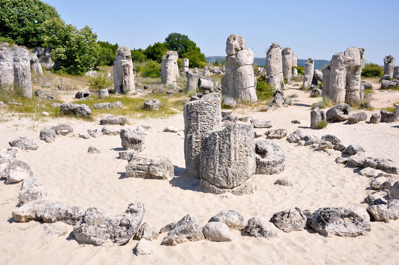A view from the Magic Circle, The Stone Forest, Varna, Bulgaria