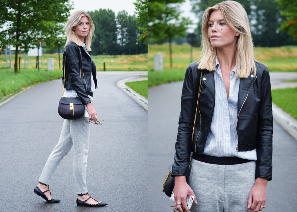 valentino flats outfit