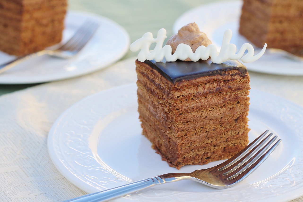 Step by Step Gourmet Layered Truffle Cake