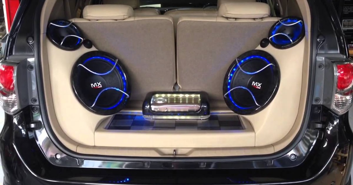 Gambar Modifikasi Sound System Toyota Rush Terlengkap Modifikasi