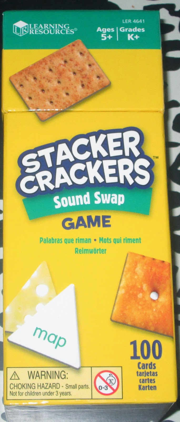 Mommie of 2 Learning Resources Stacker Crackers Sound Swap Game 