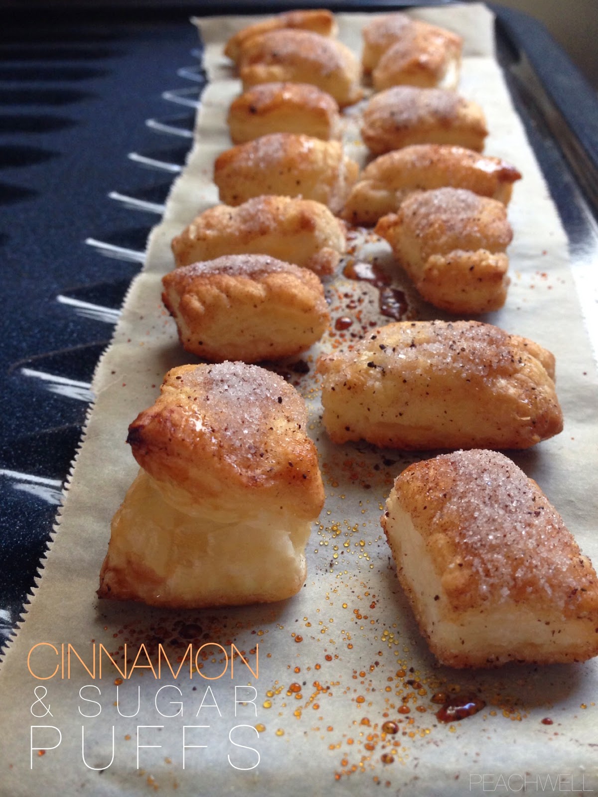 Cinnamon & Sugar Pastry Puffs PEACHWELL