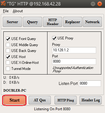 TG HTTP - Start - GP Free Net For PC