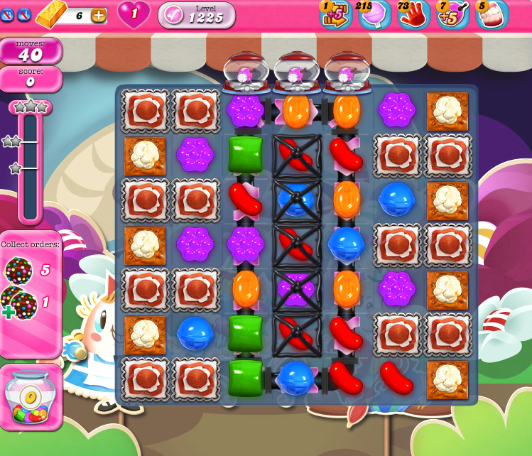Candy Crush Saga 1225 Candy Crush Saga 1225
