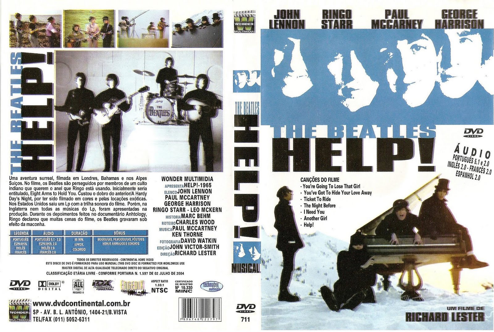Help Beatles Dvdrip Eng 1965