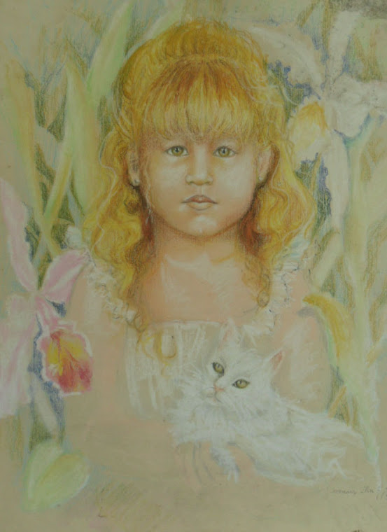 Retrato a Pastel Seco '' Kelli Cristina ".