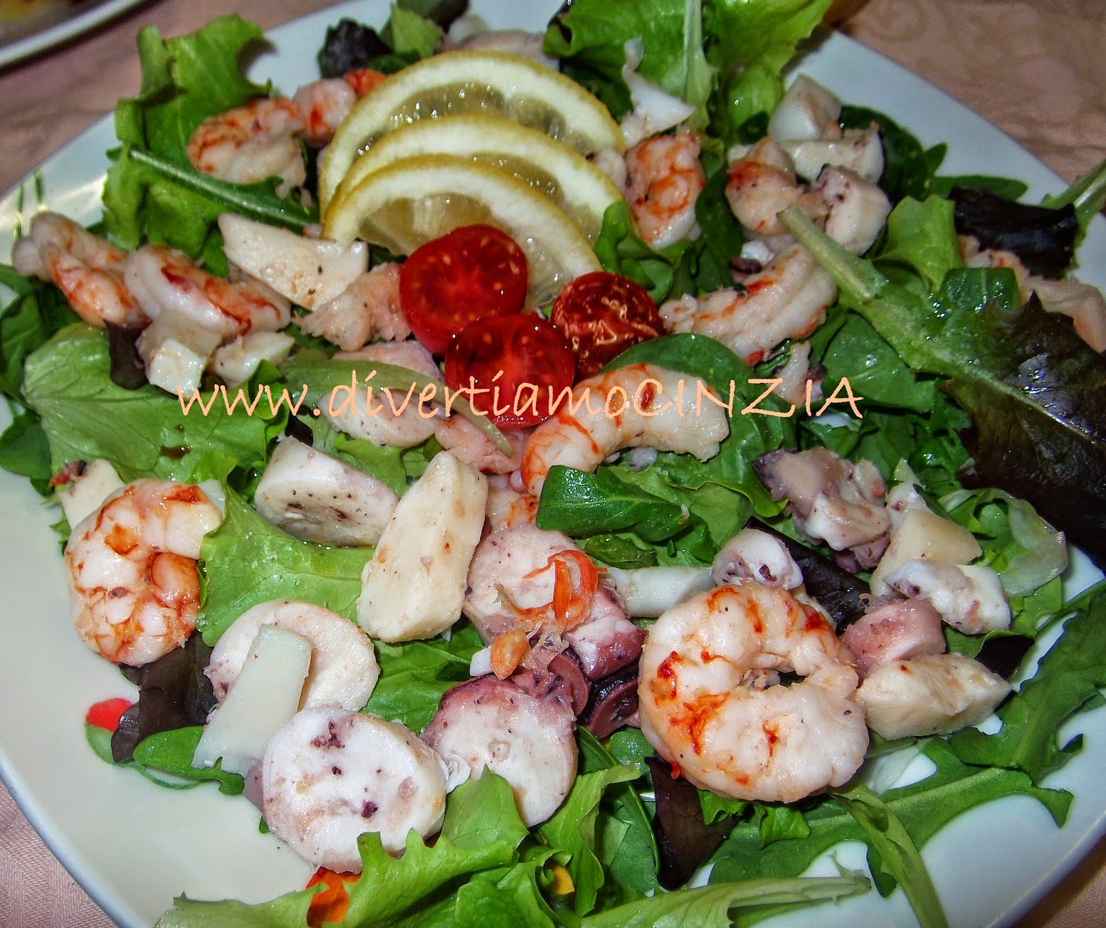 divertiamoCINZIA ANTIPASTO FREDDO DI PESCE