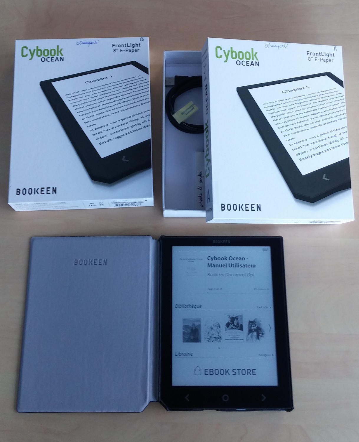 Cybook Ocean : la liseuse 8 pouces ne sera pas disponible pour