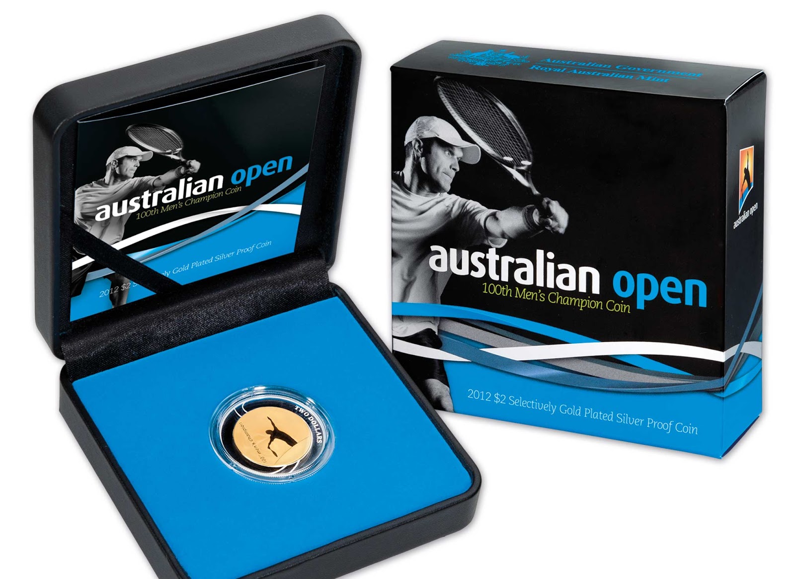 Australia Silver 2012 2 Selectively Gold Plated Fine Silver Proof