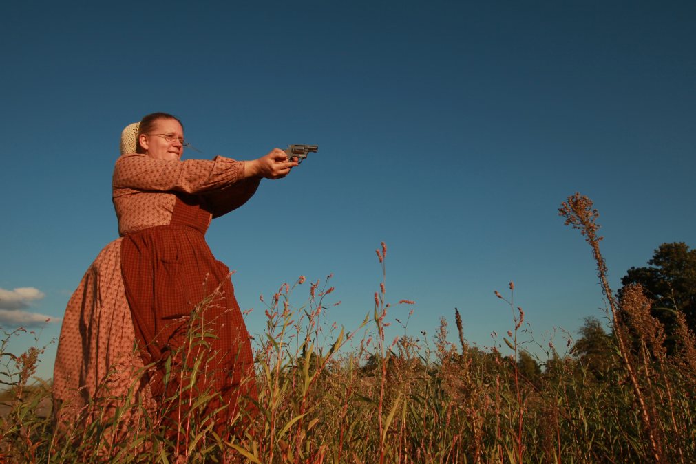 Beloved Spear Gun Totin' Amish Folk