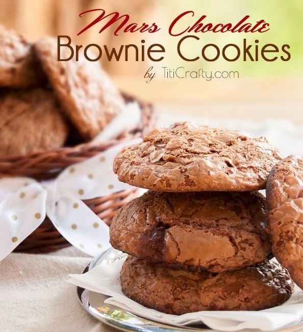 Mars Chocolate Brownie Cookies 