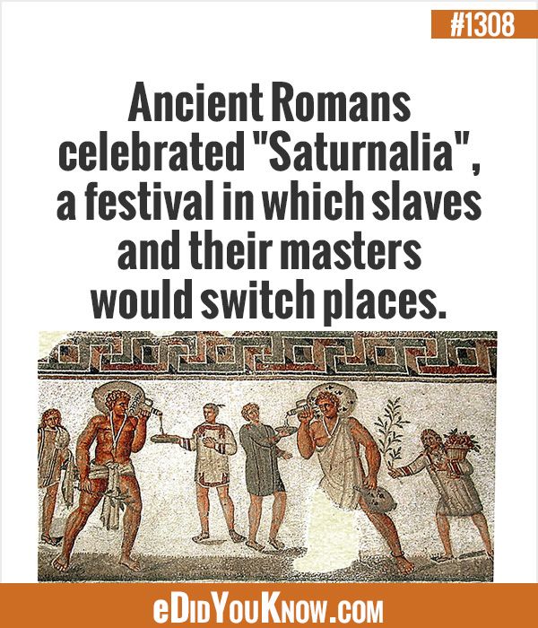 Every Day Is Special December 17 First Saturnalia Festival